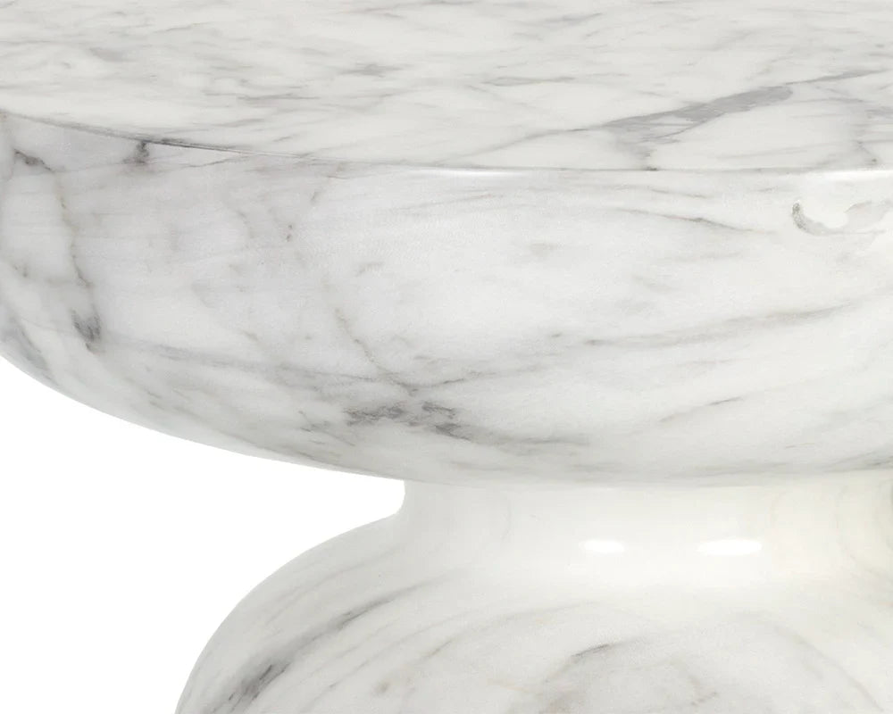 SP - LUCIDA MARBLE SIDE TABLE