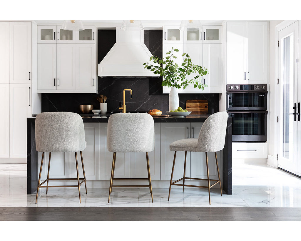 SP - KELTY COUNTER STOOL - GOLD