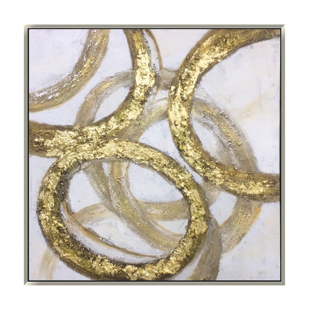 XC - GOLD RINGS PAINTING