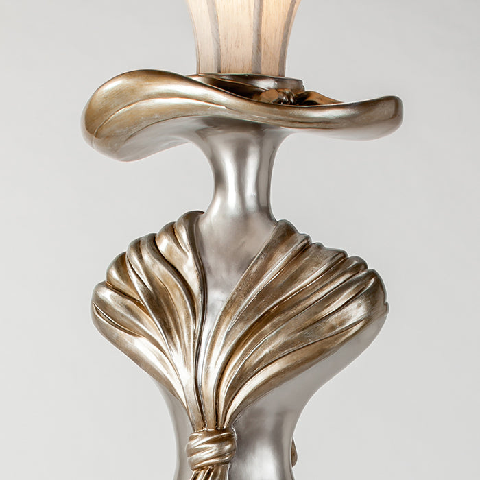 AM - LADY IN HAT FLOOR LAMP