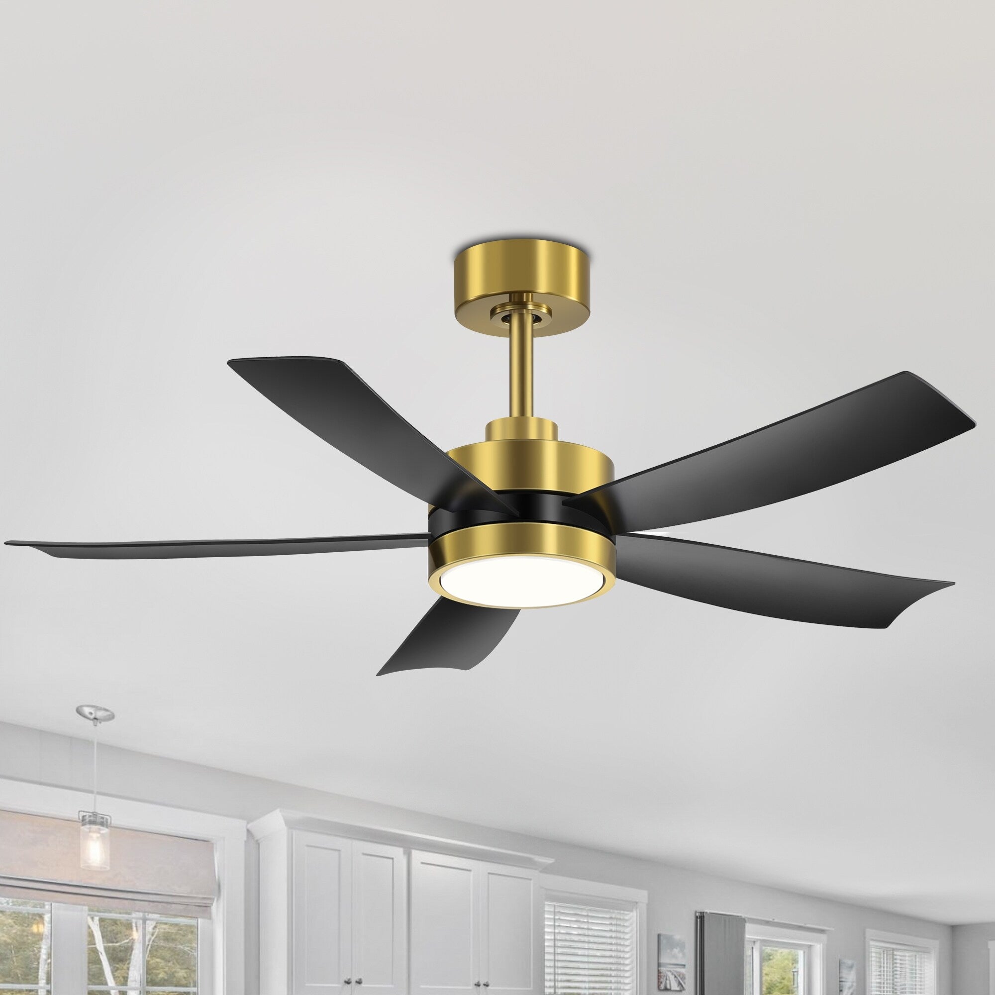 Breezary 65/52/42 5-Blade LED Ceiling Fan with Light Kit and Remote