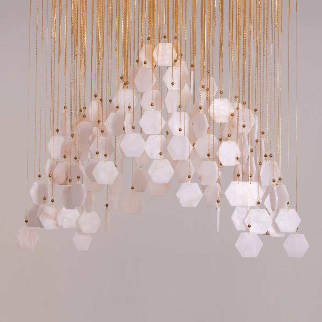 BT - ALABASTER CASCADE CHANDELIER