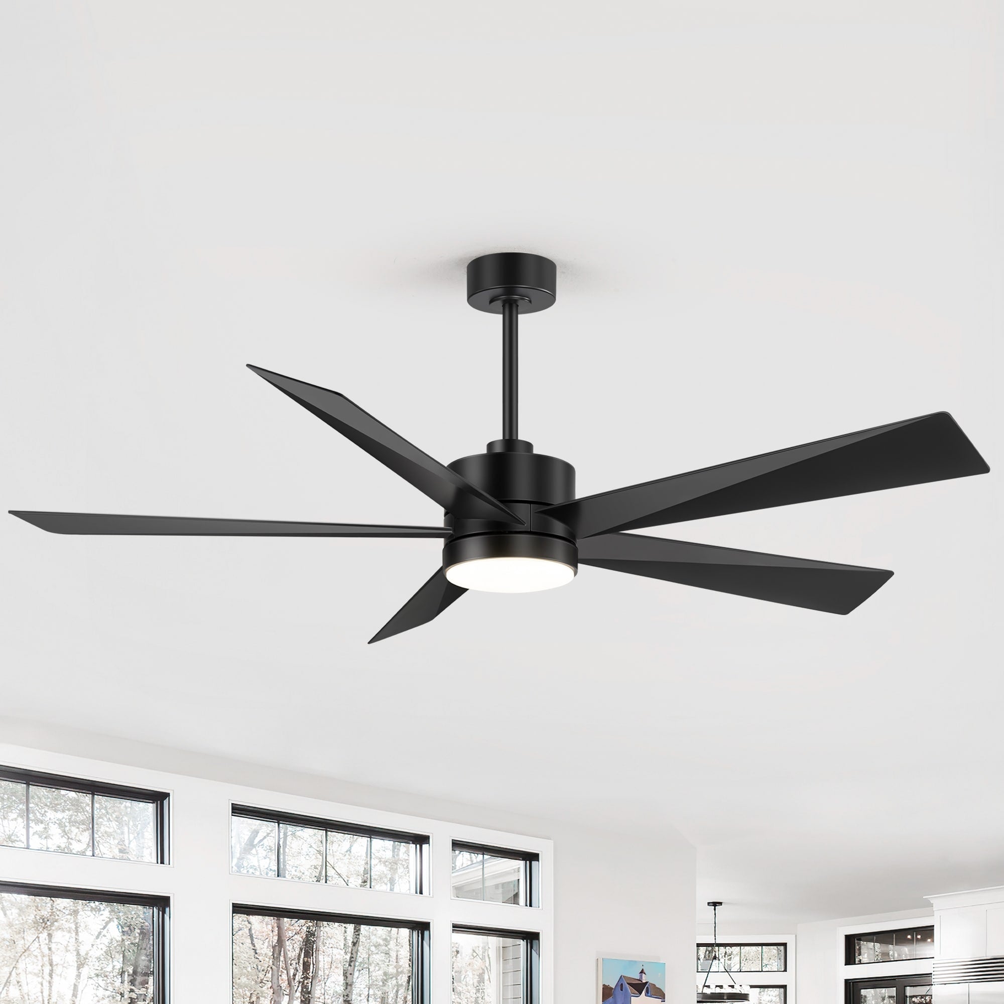 Breezary 65/52/42 5-Blade LED Ceiling Fan with Light Kit and Remote