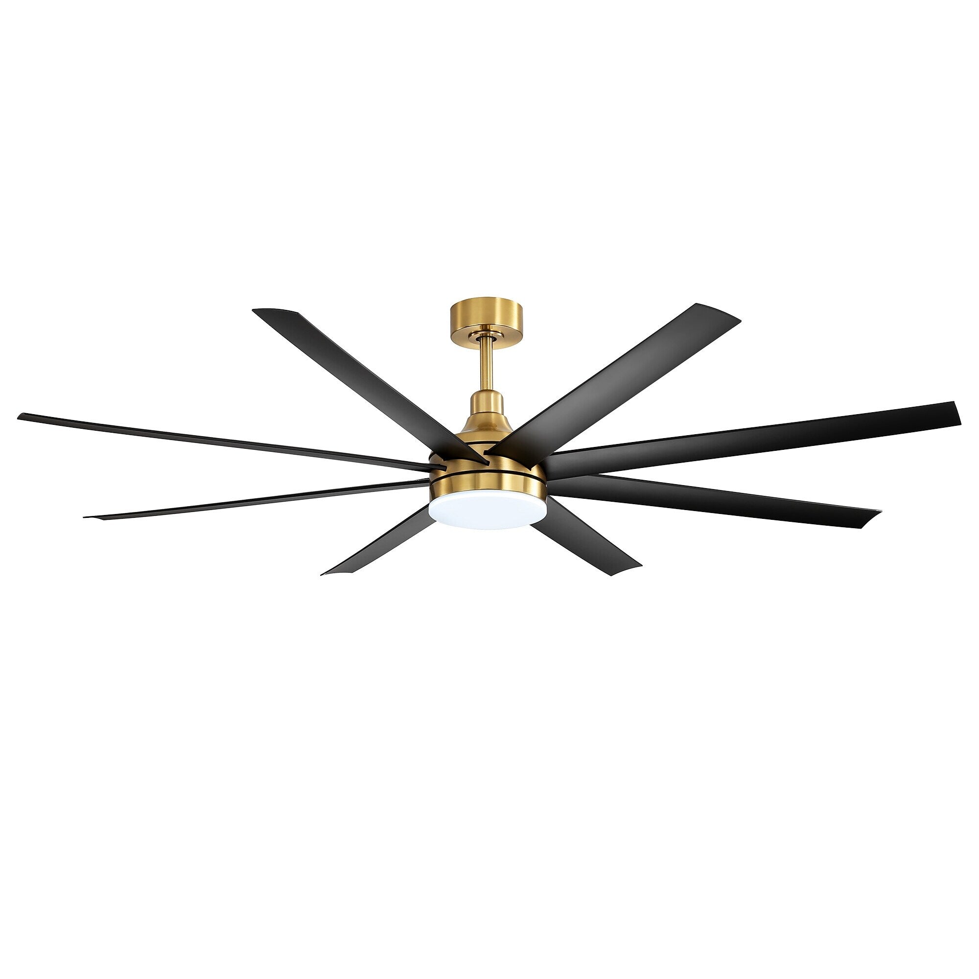 72 Large Ceiling Fans with LED Light Remote Control-8 Blade - 72 Inch