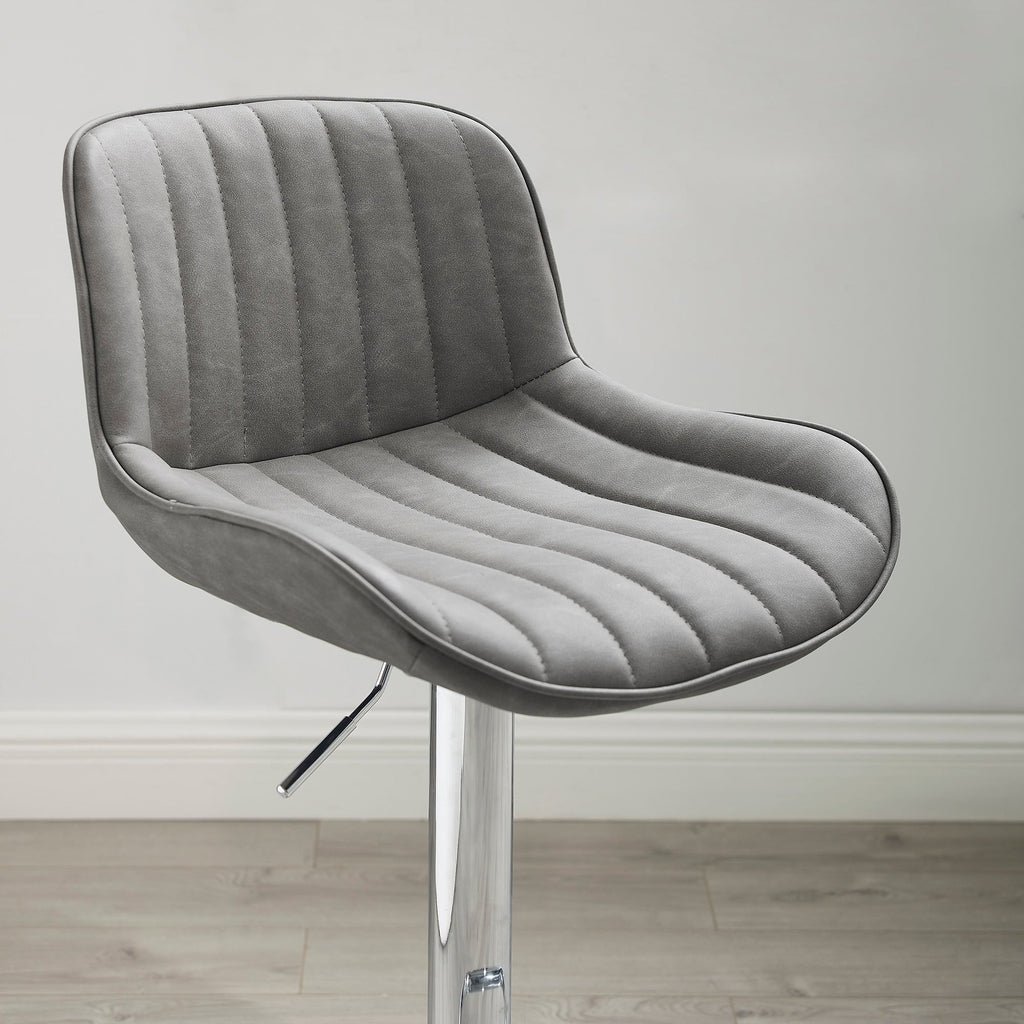 Art Leon Adjustable Height Swivel Barstool, Set of 2