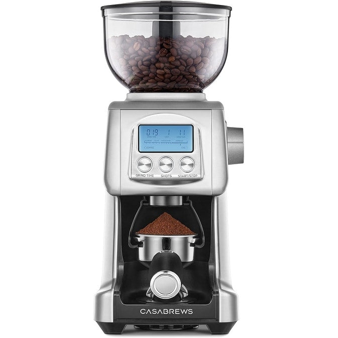 CASABREWS Tornado Electric Coffee Grinder Conical Burr Silver - N/A