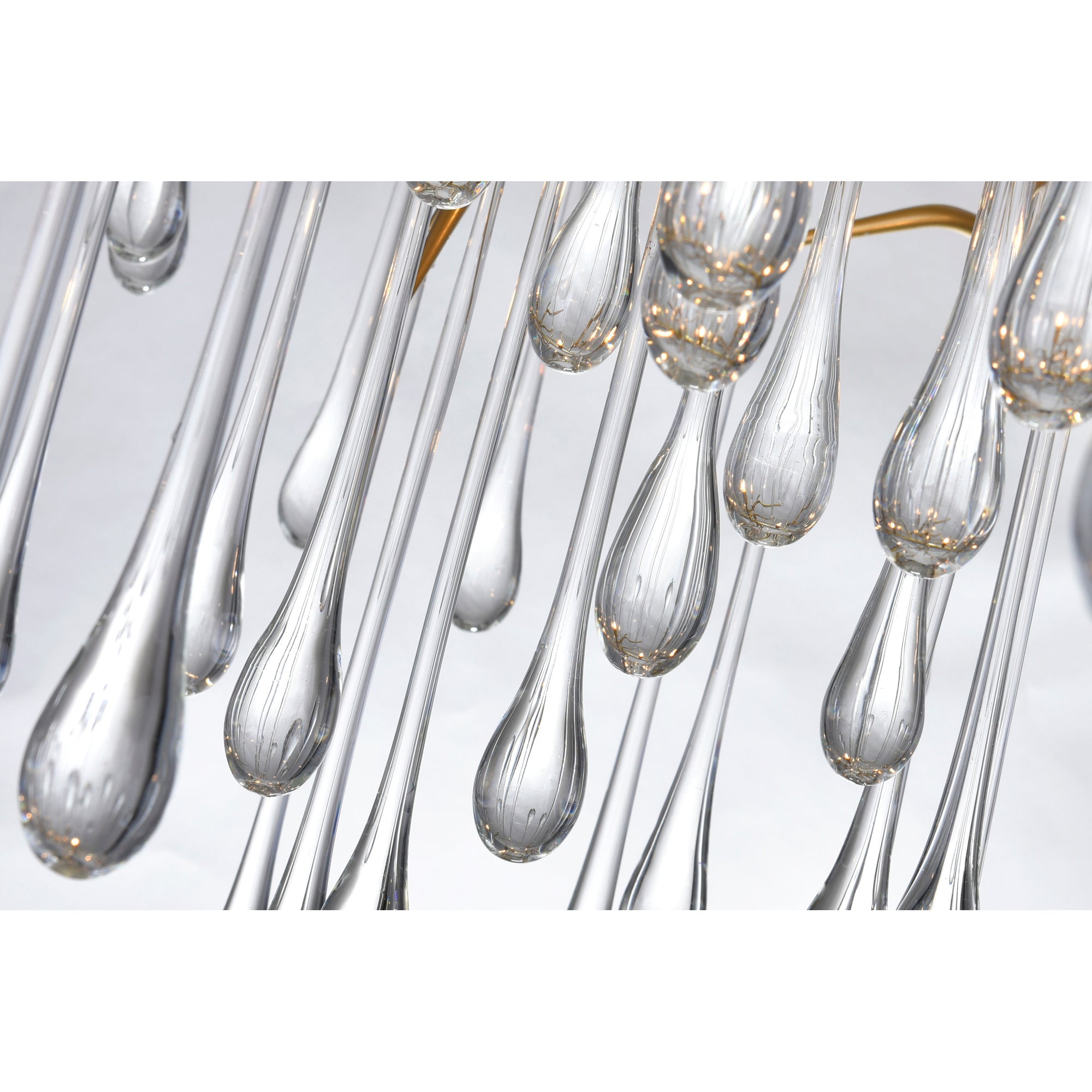 CW - ROUND TEAR DROP CHANDELIER