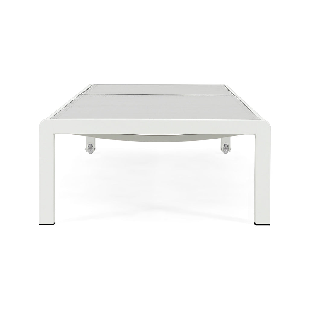 Cape Coral Outdoor Aluminum Chaise Lounge (Set of 2) by Christopher Knight Home - 77.56 D x 25.20 W x 11.80 H