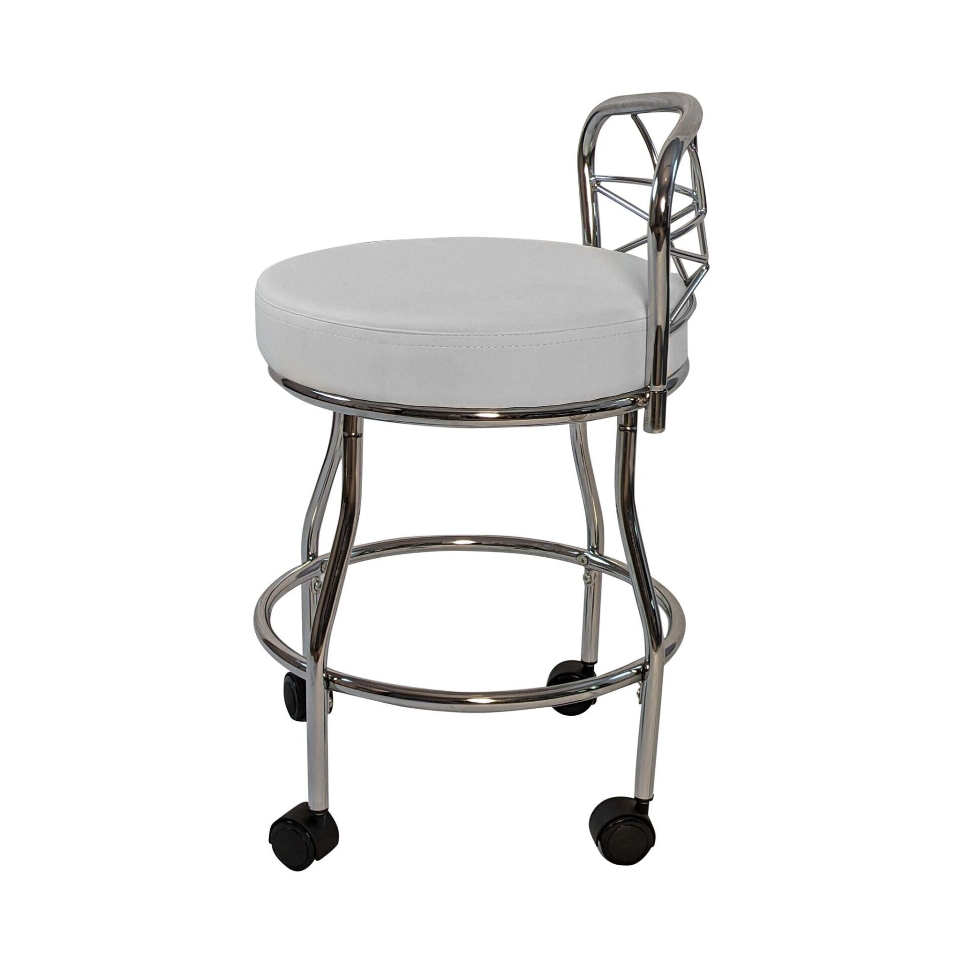 Carolina Living Diana X-Back Vanity Stool with Casters