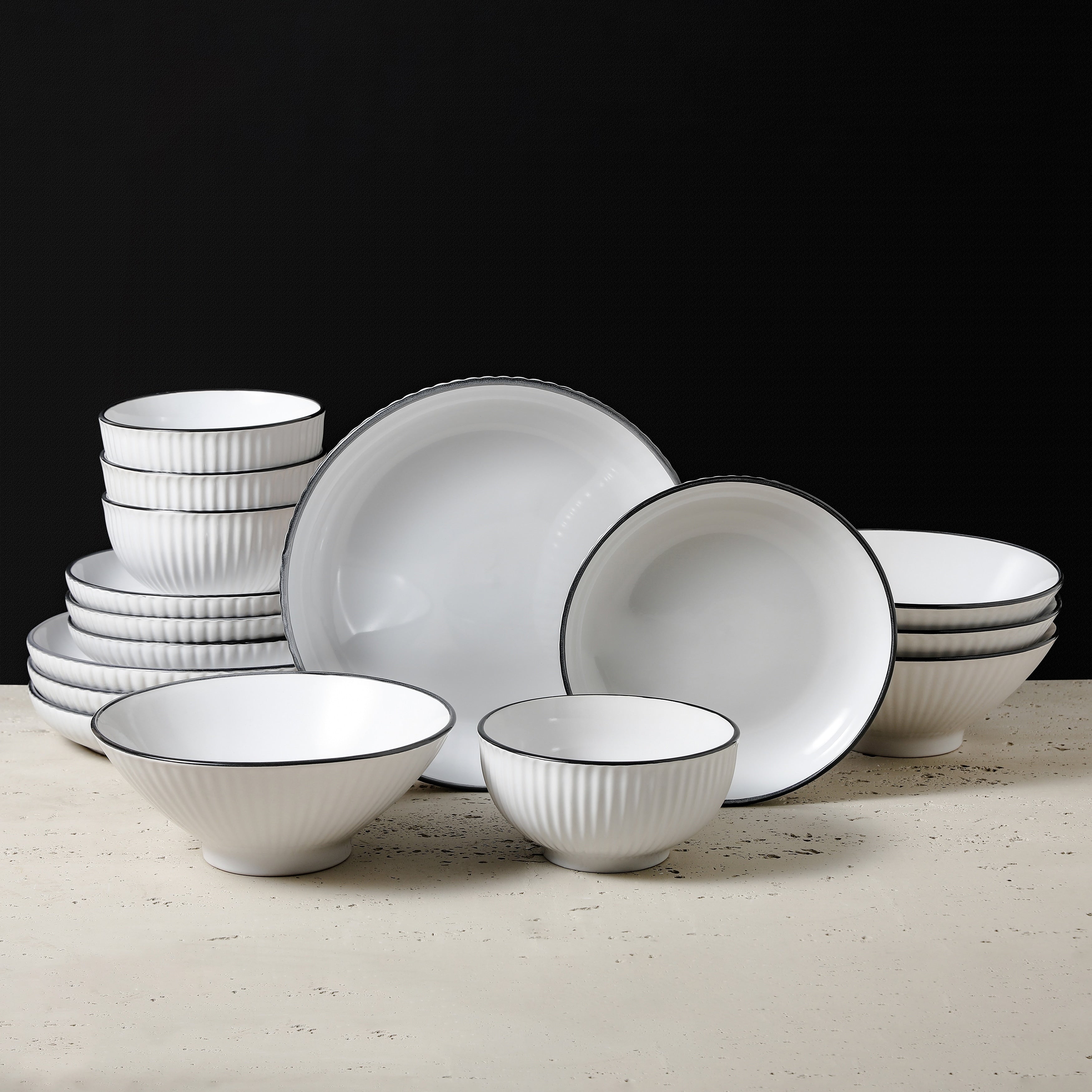 Christian Siriano Lustra Stoneware Dinnerware Set