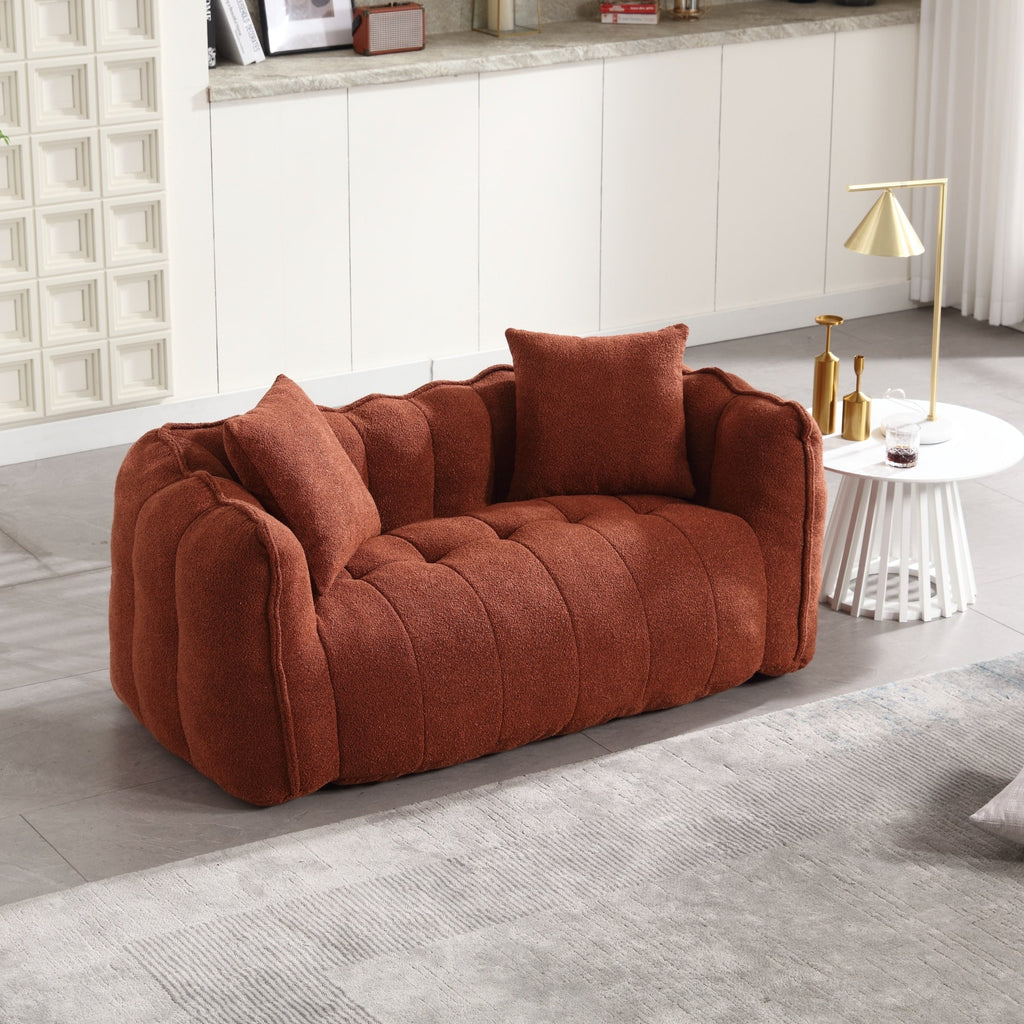 Comfortable square recliner sofa
