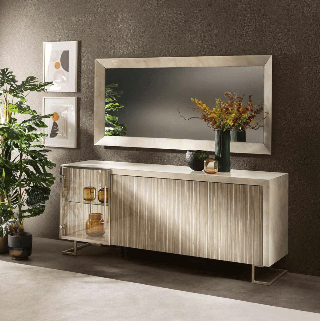 EF- Luce 4 Door Buffet w/ Mirror