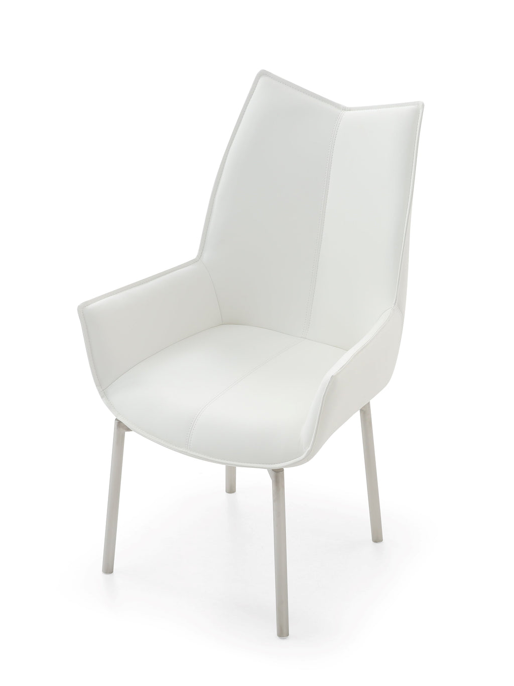 EF - 1218 SWIVEL WHITE DINING CHAIR