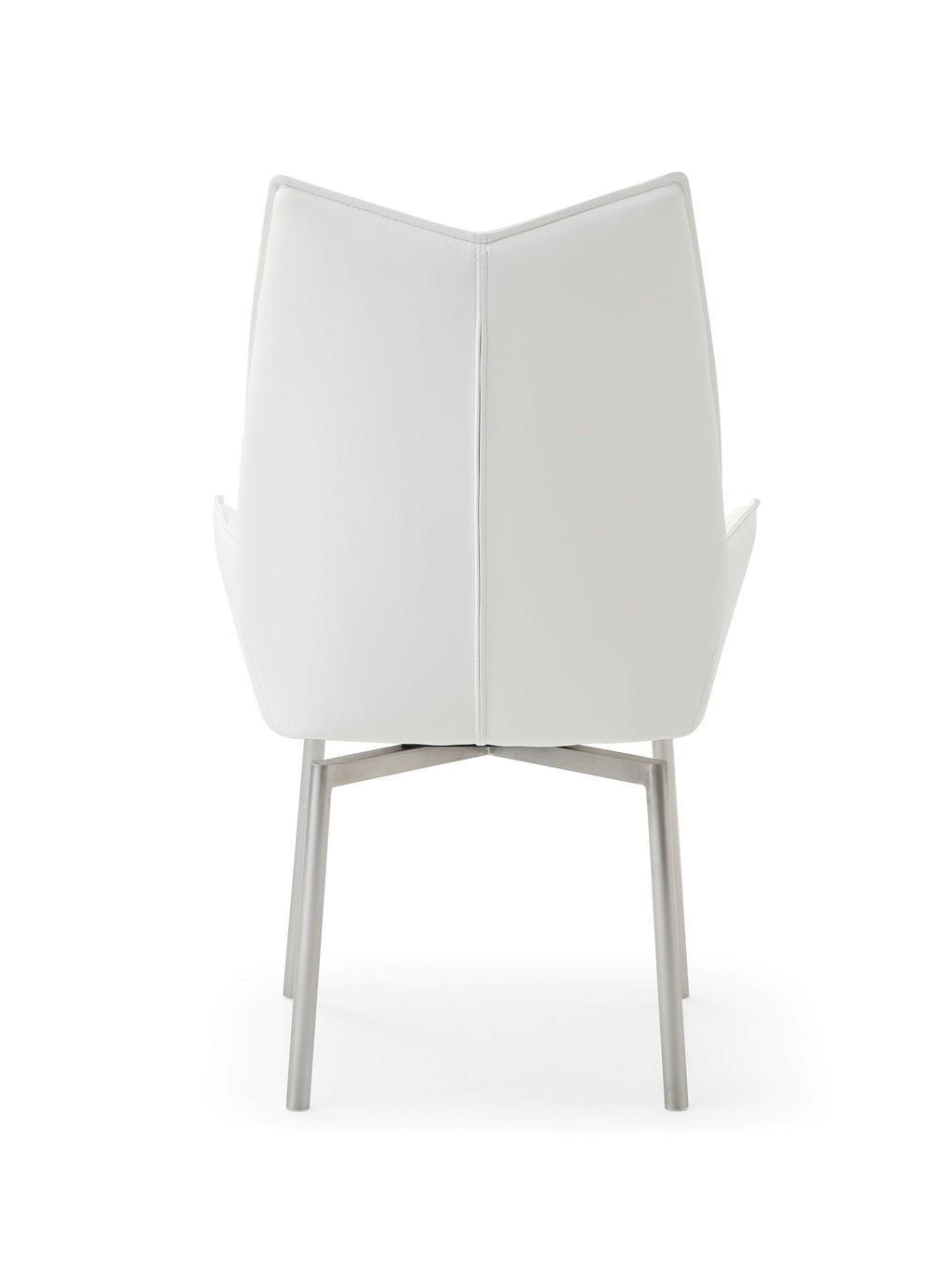 EF - 1218 SWIVEL WHITE DINING CHAIR