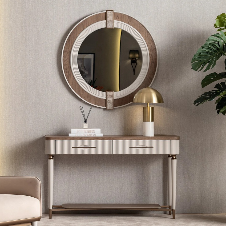 GB - ECRUE CONSOLE TABLE