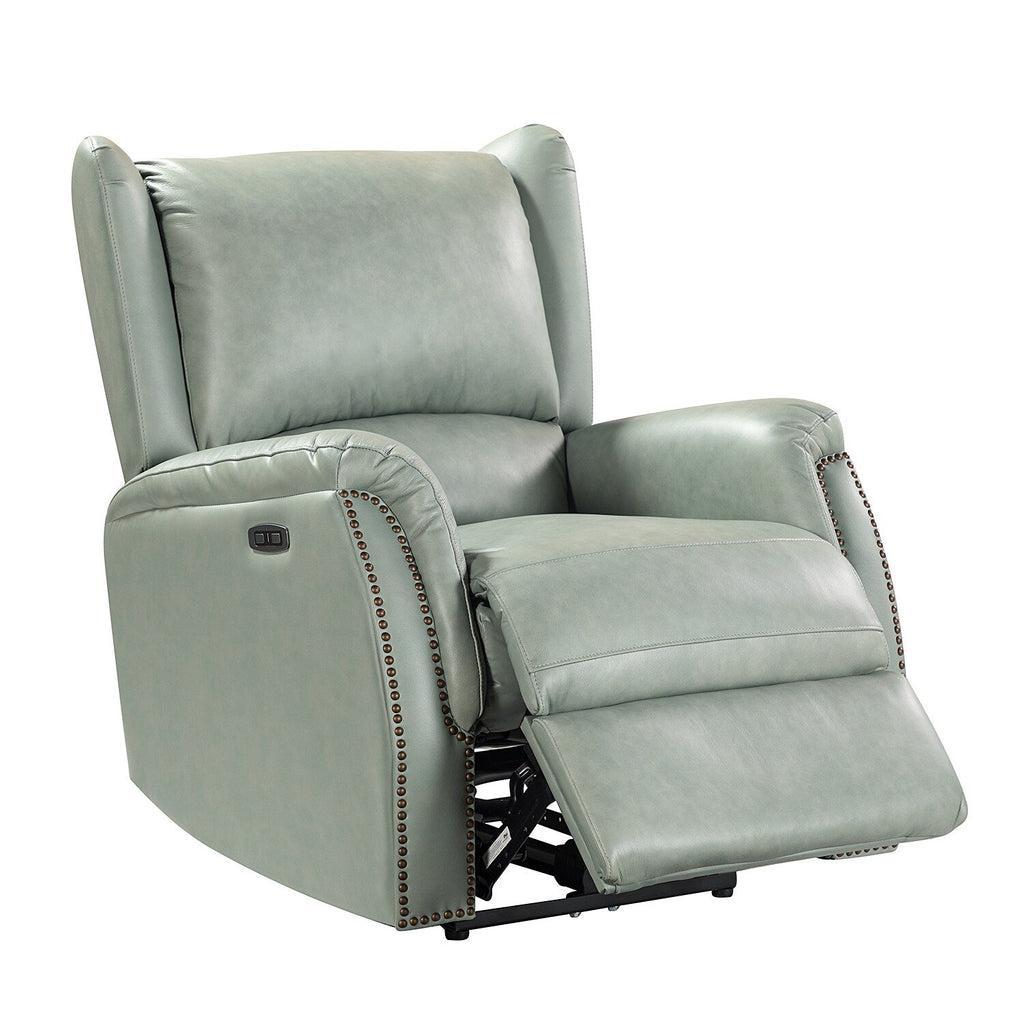 Eduardo Genuine Leather Power Recliner with USB Port Set of 2