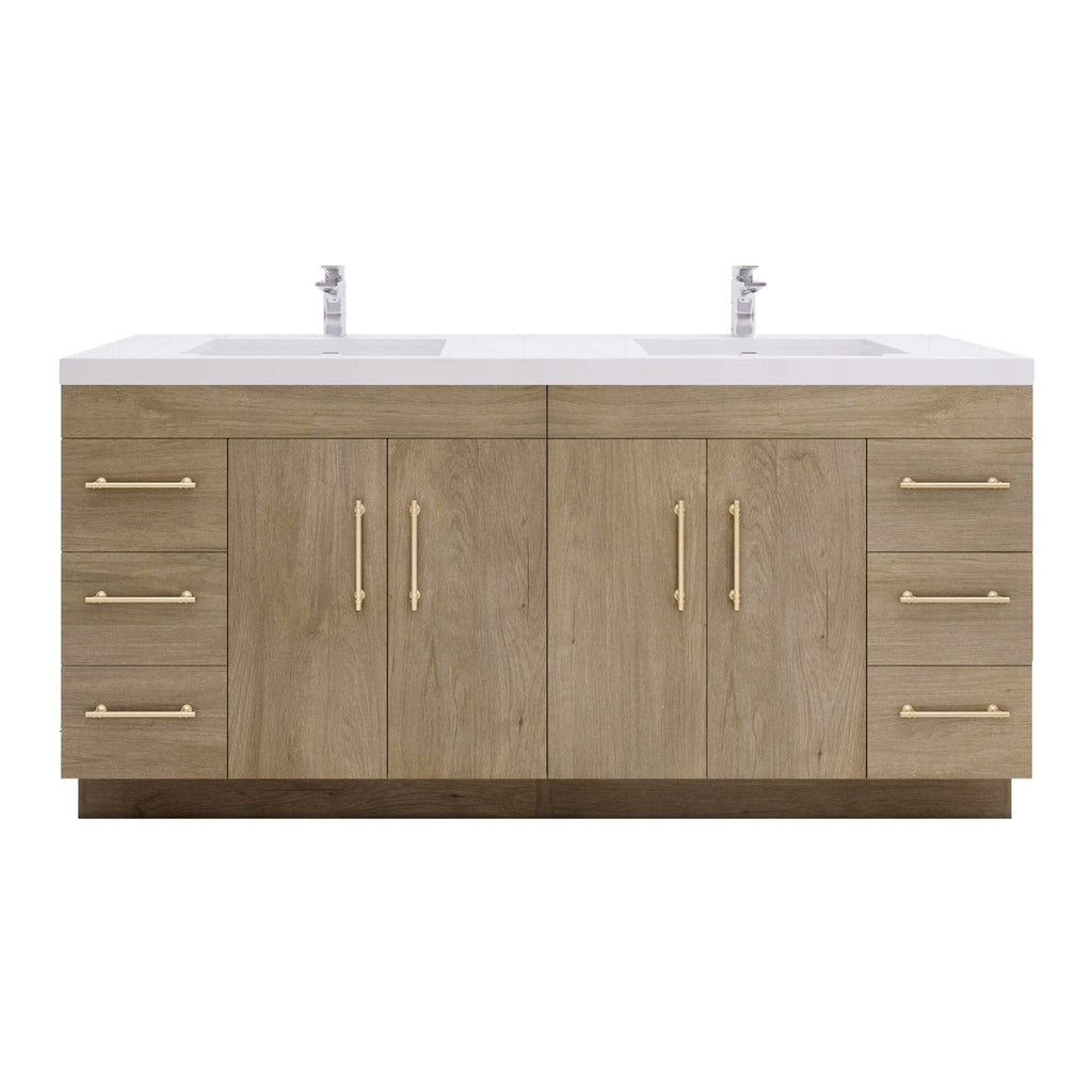Eliza 72'' Freestanding Vanity with Double Sink