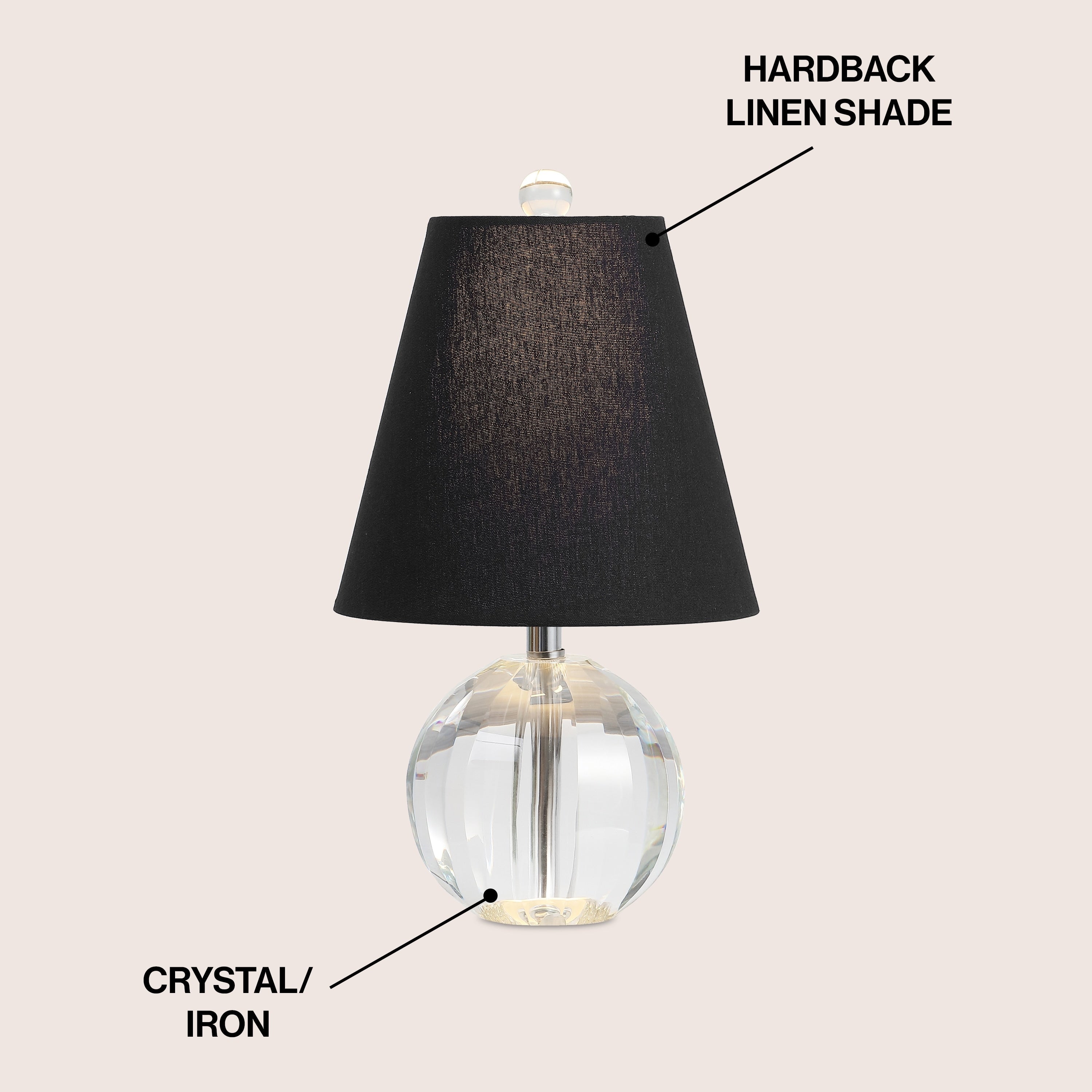 Goddard 16 Crystal Ball/Metal LED Table Lamp, By JONATHAN Y