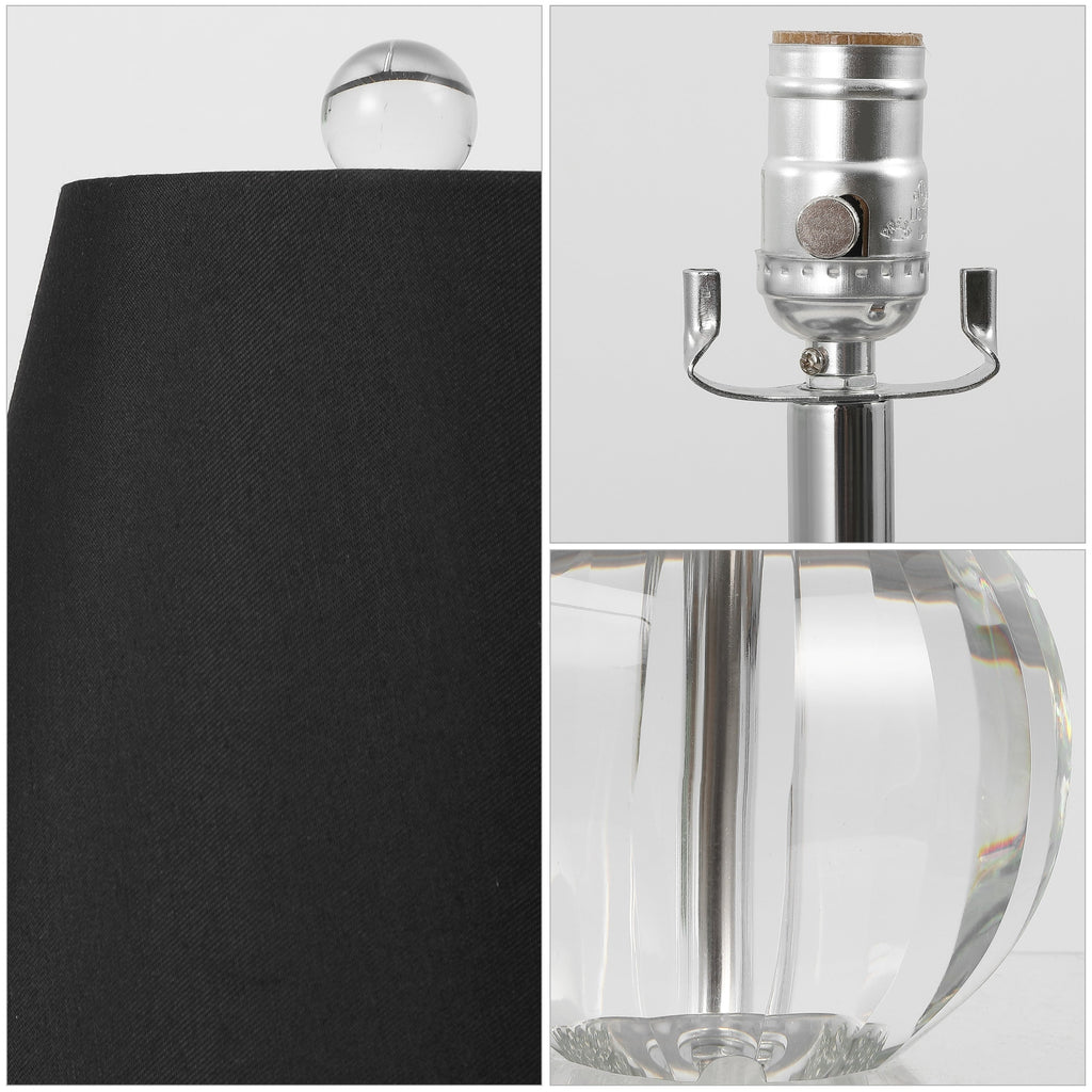 Goddard 16 Crystal Ball/Metal LED Table Lamp, By JONATHAN Y