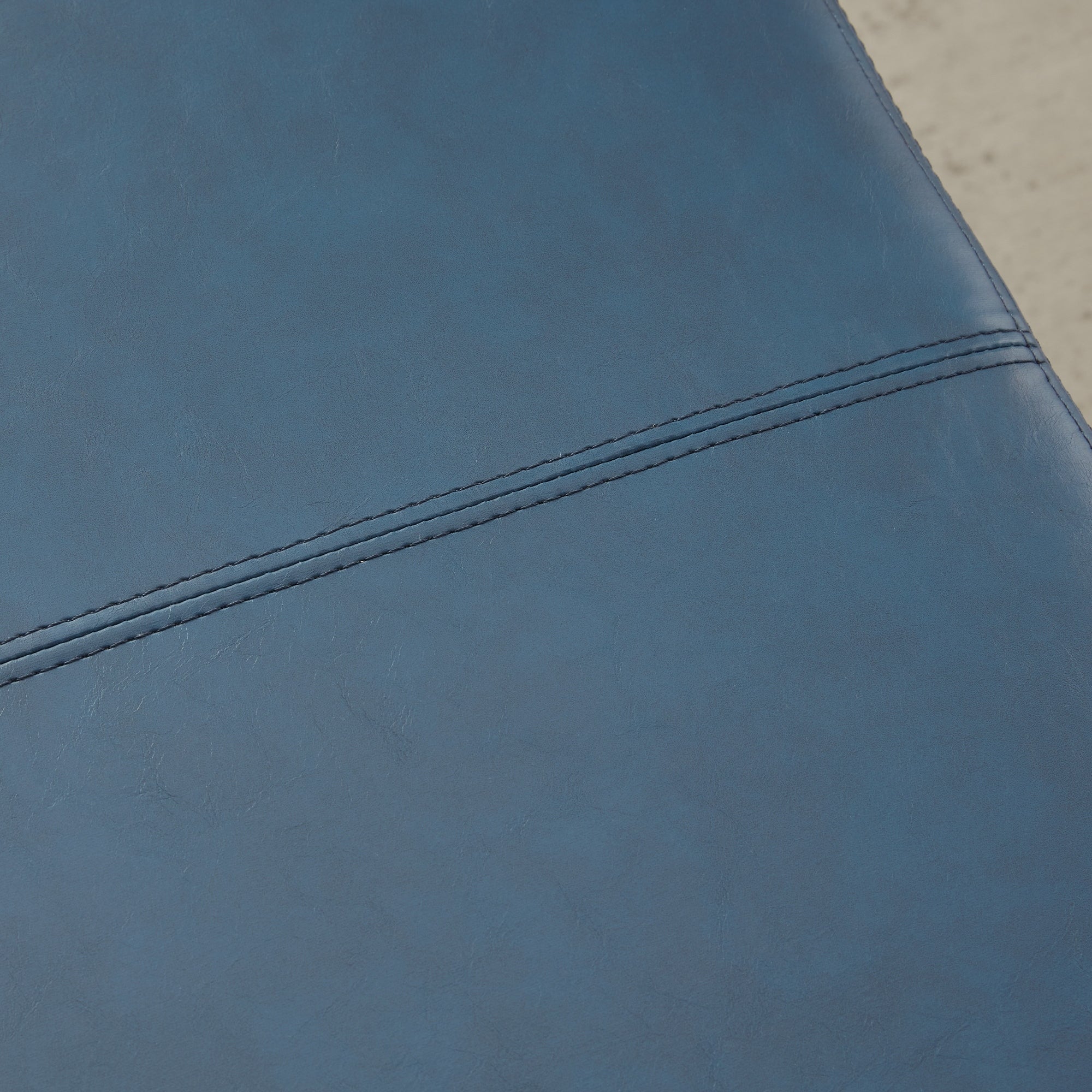 50.3 x 17.50 x 18 Upholstered Rectangular Storage Ottoman-Faux Leather