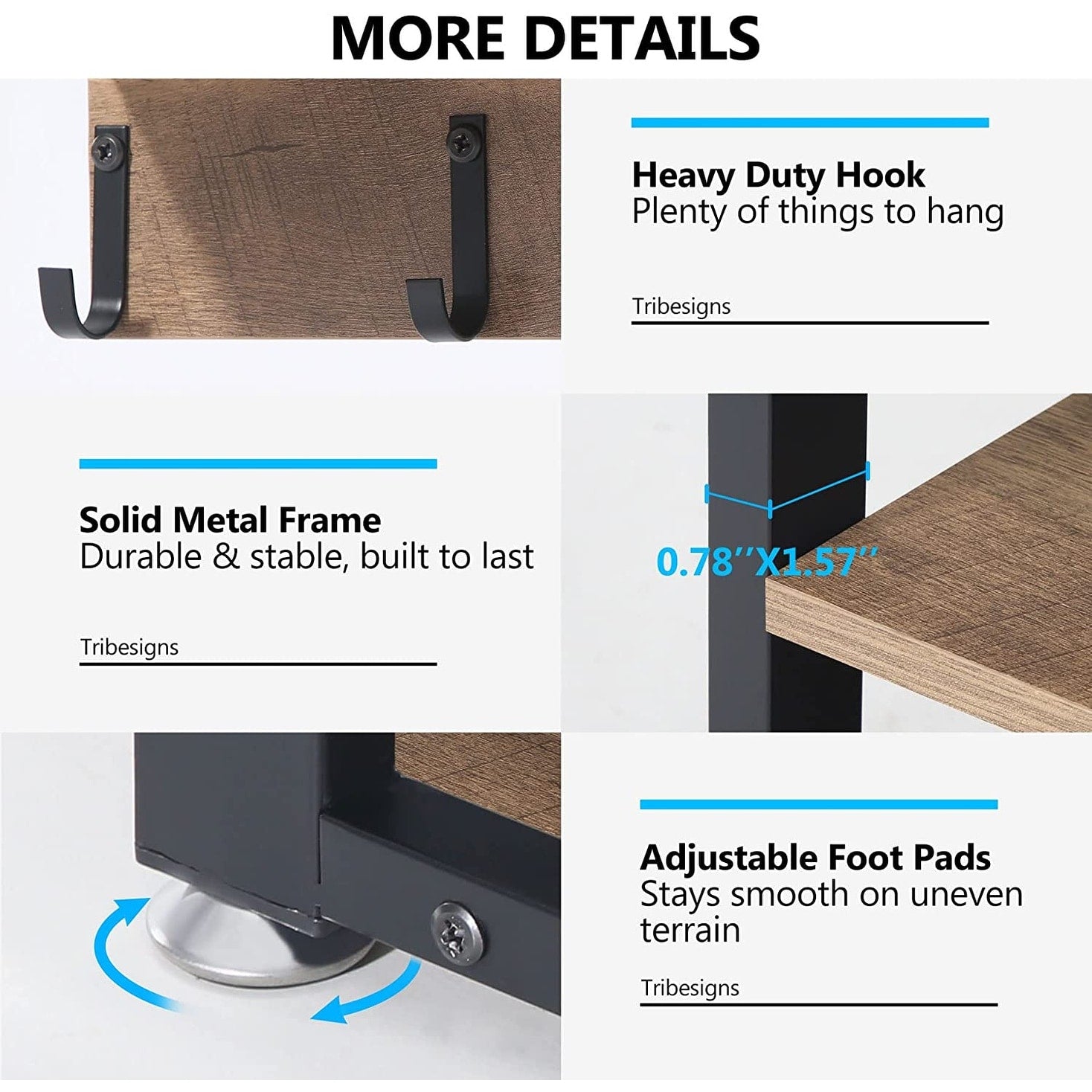 Entryway Coat Rack Shoe Bench Set, Industrial Hall Tree Coat Shoe Rack