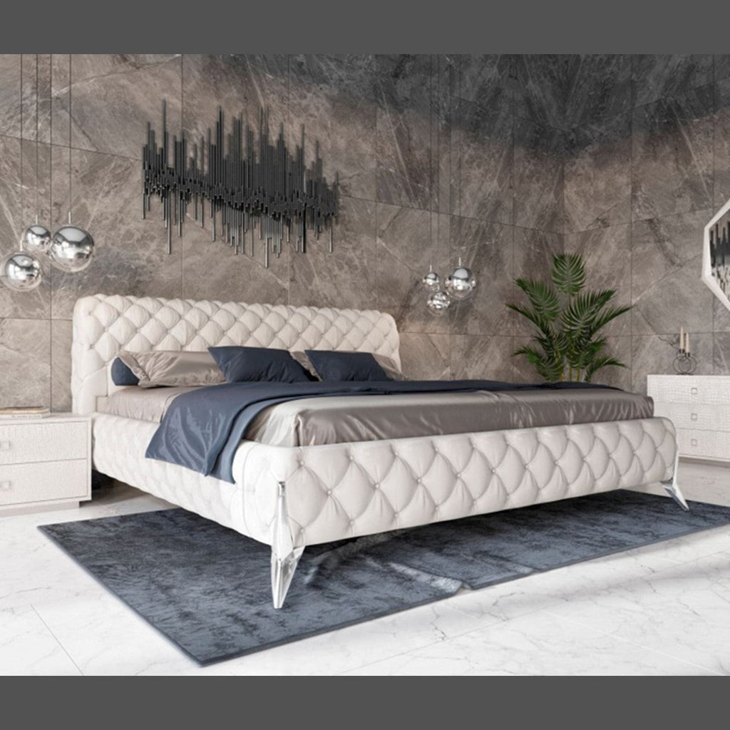 VG - LEGEND MODERN WHITE BED