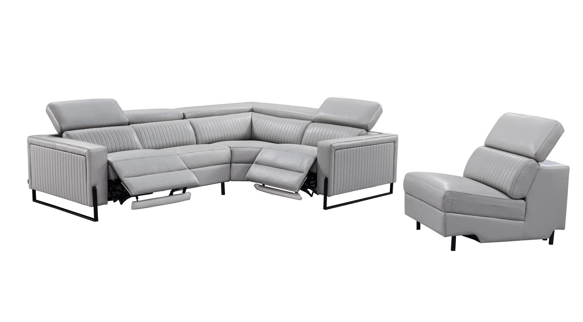 EF - EXTRAVAGANZA SECTIONAL W/ RECLINER