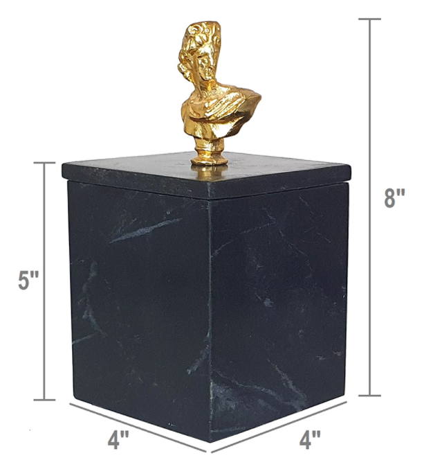 AB - BLACK MARBLE BOX