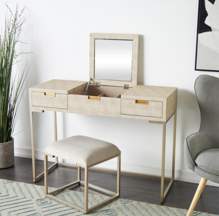 UA - LIGHT GRAY WOOD VANITY