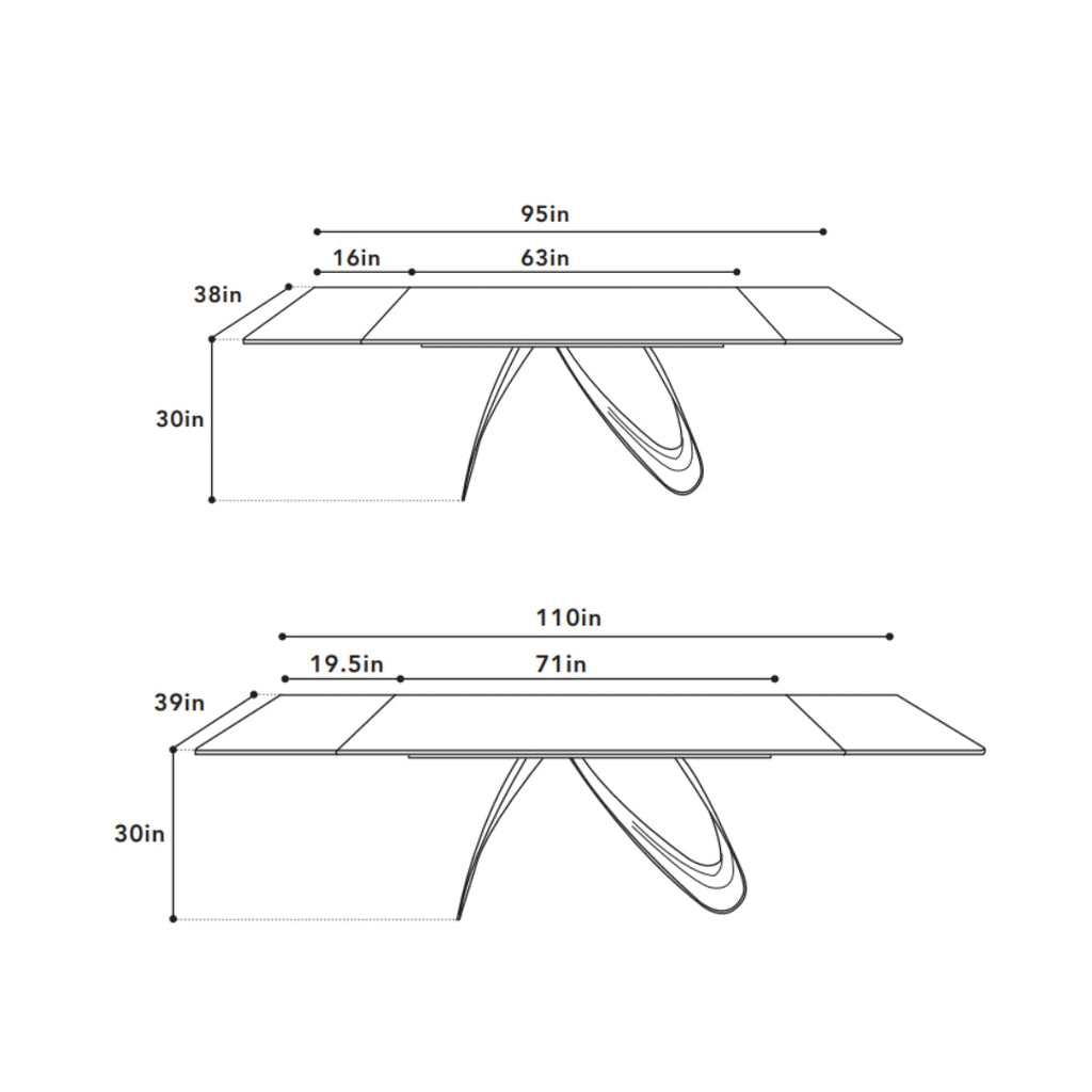 MB - SIGNATURE EXTENSION DINING TABLE