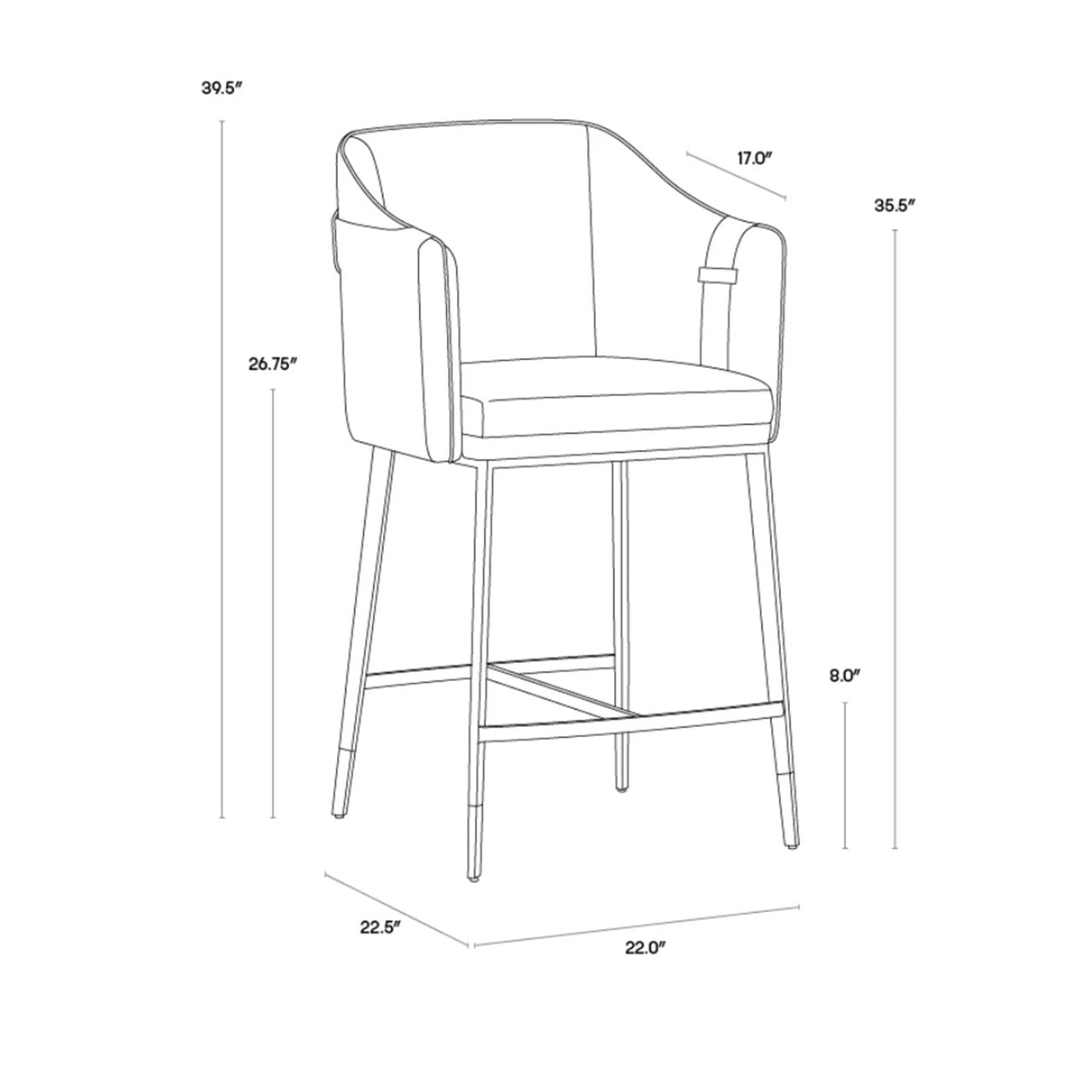 SP - CARTER COUNTER STOOL