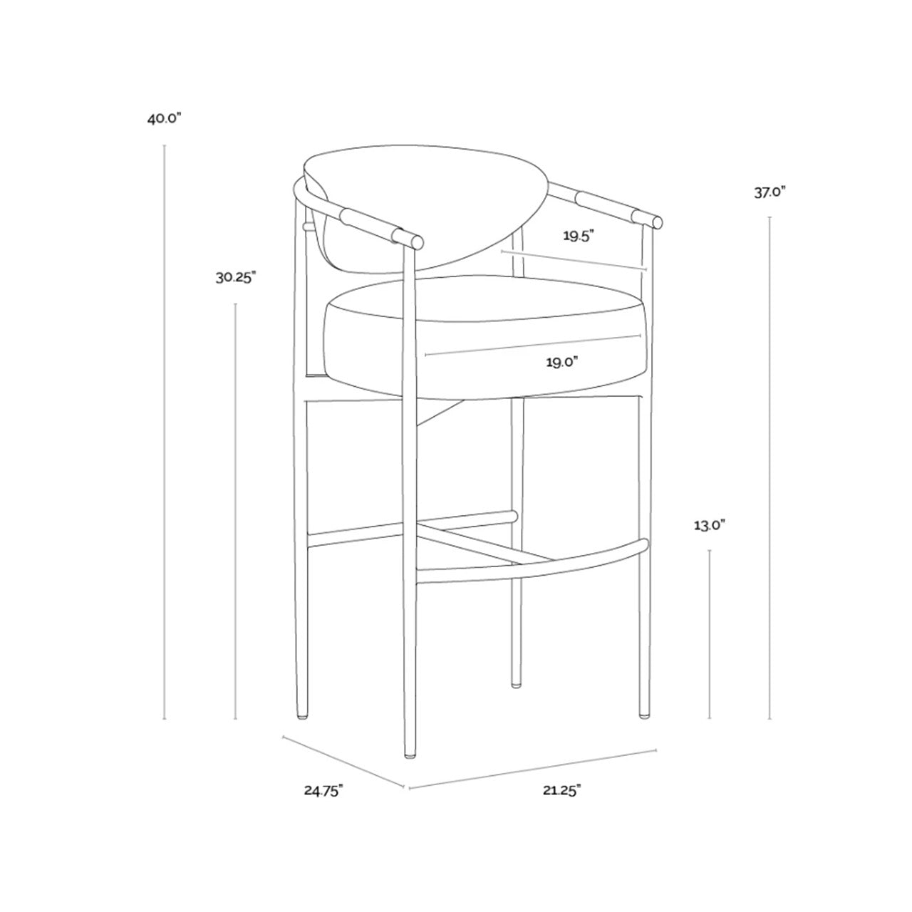 SP - HELOISE BARSTOOL