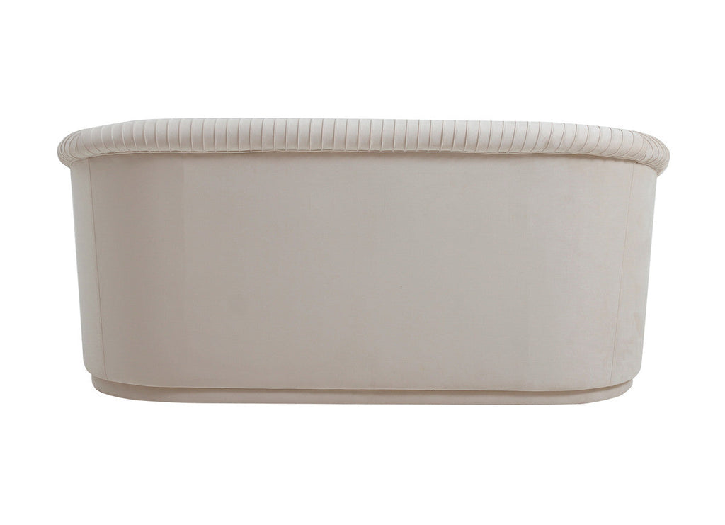 TV - YARA PLEATED VELVET LOVESEAT