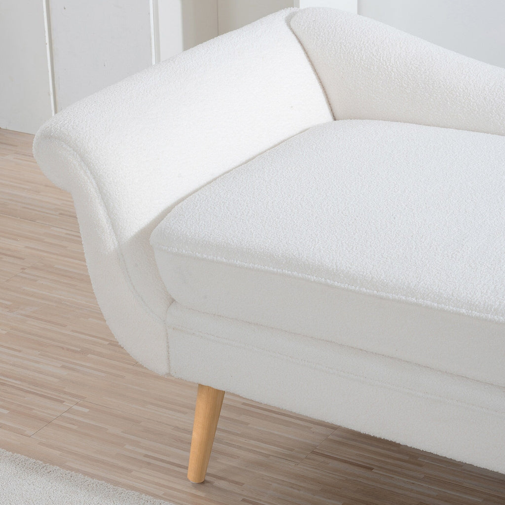 Vintage Chaise Lounge with Scroll Arms by Christopher Knight Home