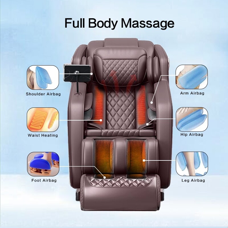 Zero Gravity Massage Recliner Chair with Full Body Massage, Heating, and Built-in Bluetooth Audio
