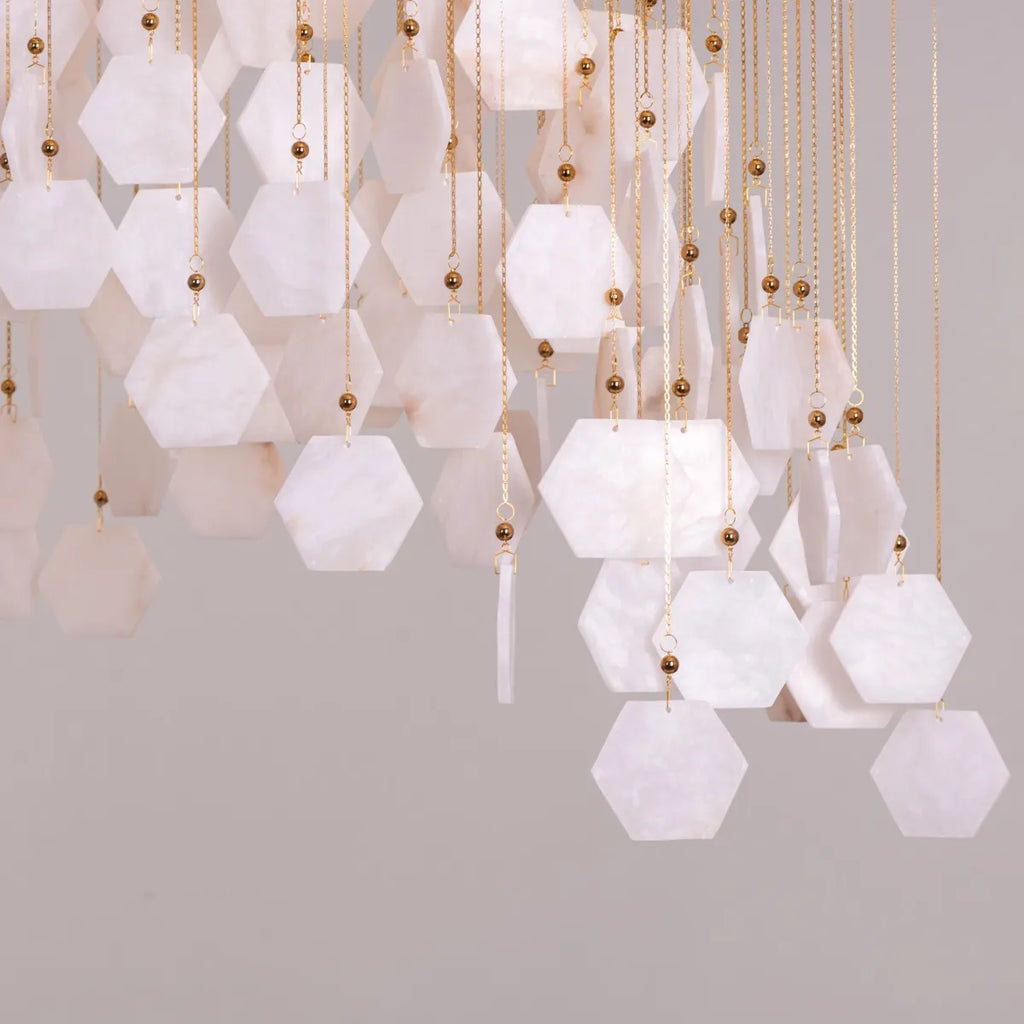 BT - ALABASTER CASCADE CHANDELIER