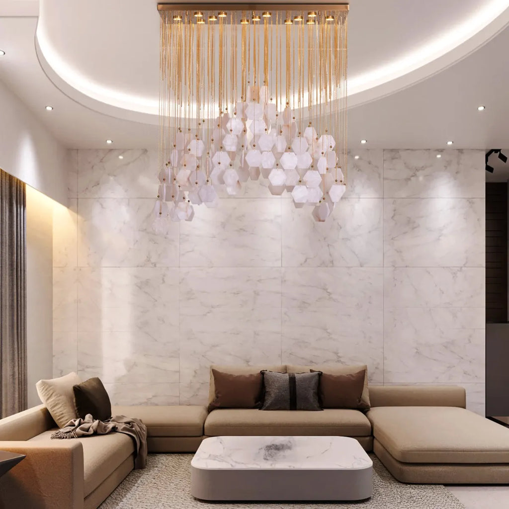 BT - ALABASTER CASCADE CHANDELIER