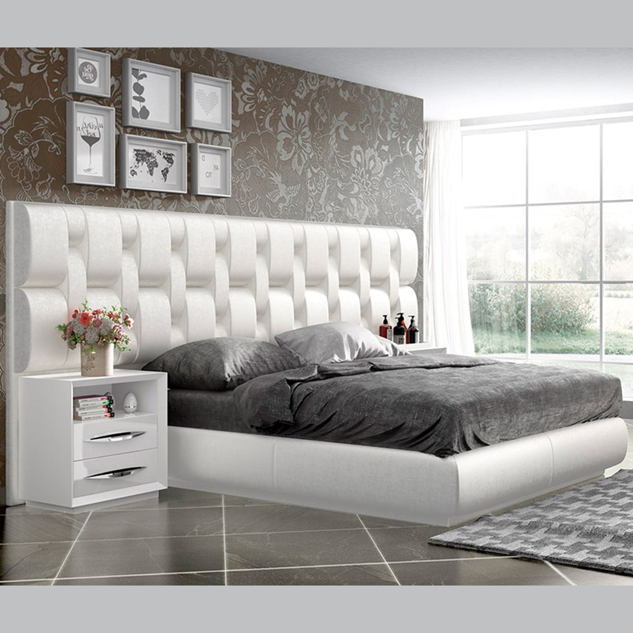 EF - EMPORIO KING BED WHITE